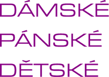 Dámské - Pánské - Dětské